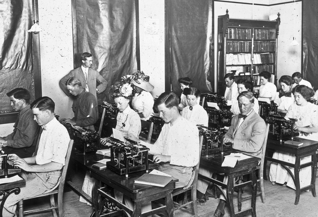 Typewriting class