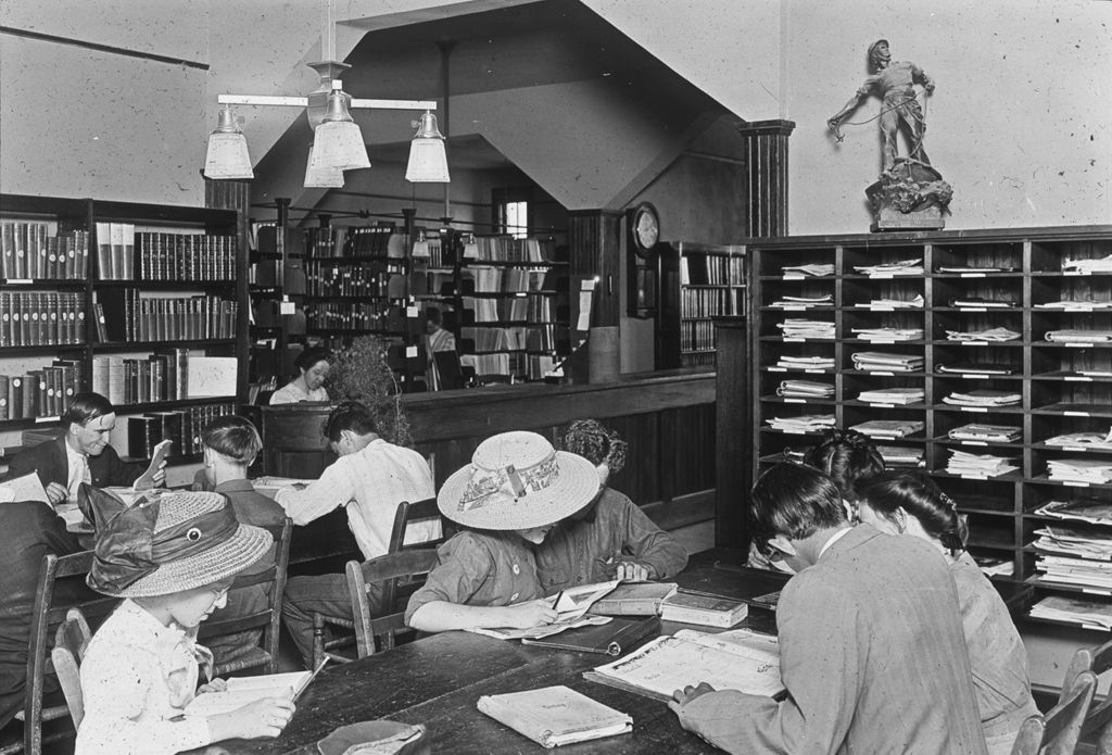 Miniature of Interior of library