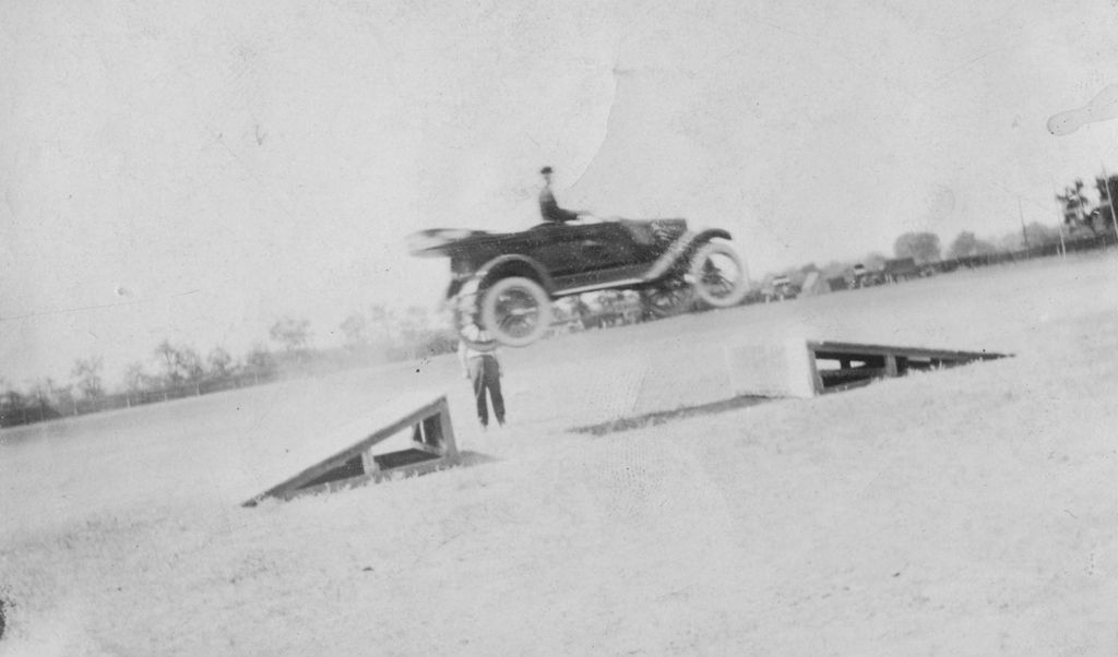 Advertising baby overland car at Doña Ana County Fair