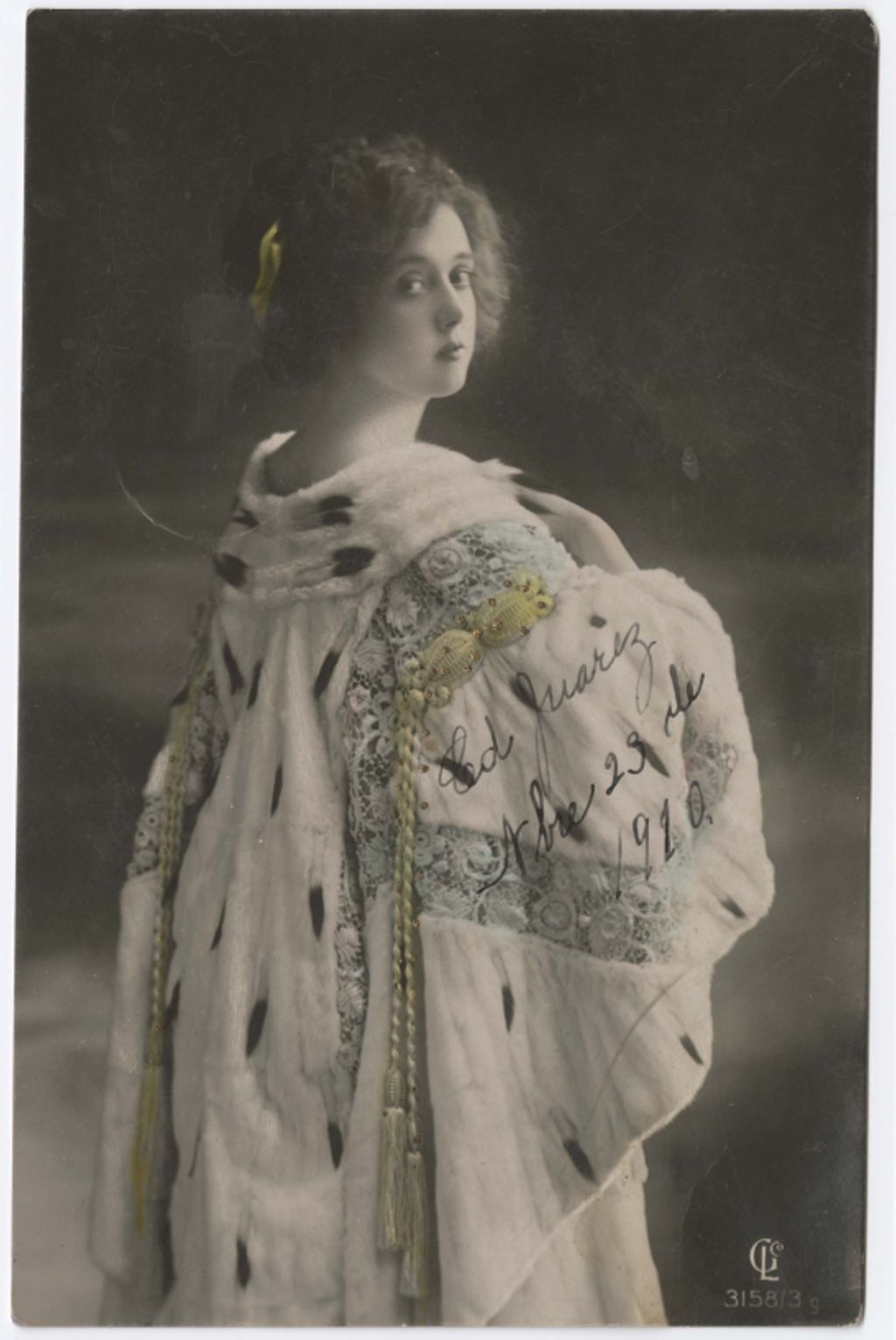 Miniature of María Amador de Daguerre to Antonio Terrazas, November 23, 1910